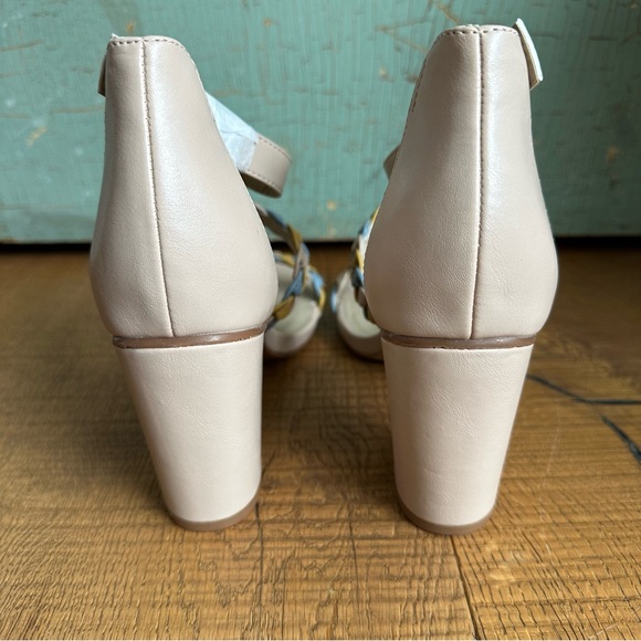 NEW Seychelles BC Wanna Be Heels in Blush Multi Size 8.5 - Picture 11 of 12